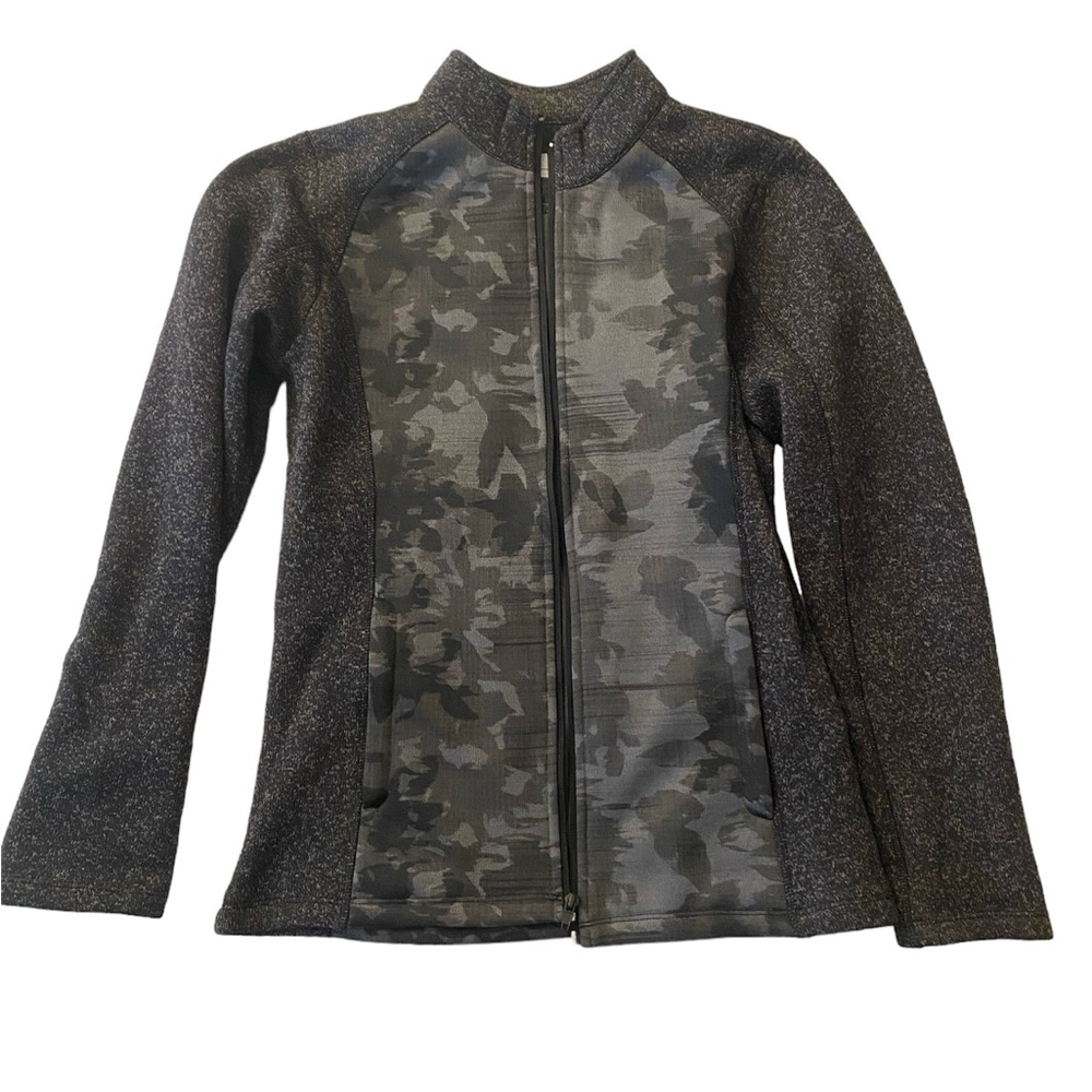 Callaway Weather Series women’s dark gray jacket with flower design. Runs small.